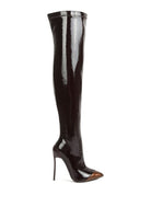 High Heel Patent Long Boots - ElegantAlpha®