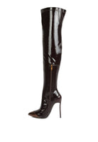 High Heel Patent Long Boots - ElegantAlpha®