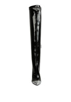 High Heel Patent Long Boots - ElegantAlpha®