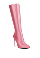 High Heeled Calf Boot - ElegantAlpha®