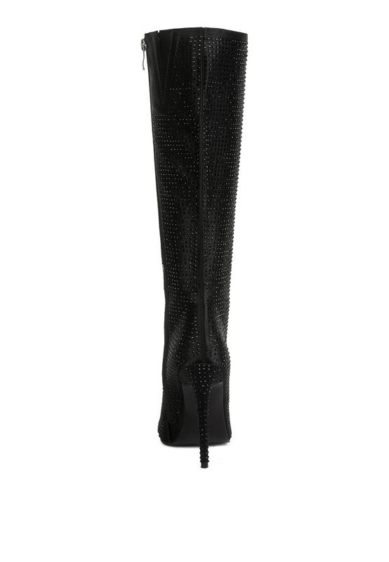 High Heeled Calf Boot - ElegantAlpha®