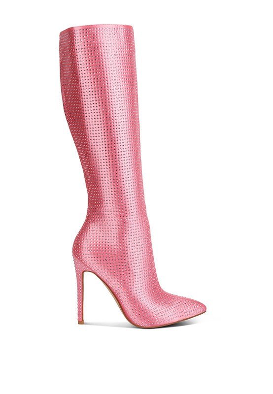 High Heeled Calf Boot - ElegantAlpha®