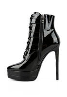 High Heeled Patent PU Stiletto Boot - ElegantAlpha®