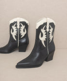 Houston - Layered Panel Cowboy Boots - ElegantAlpha®