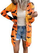 Halloween-printed cardigan - ElegantAlpha®