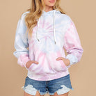 Hued Tie-dye Wash with Kangaroo Pocket Hoodie - ElegantAlpha®