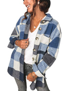 Plaid Shirt Women's Casual Jacket - ElegantAlpha®