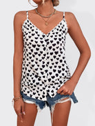 Lace Trim V-neck Lace Tank Top - ElegantAlpha®