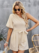 Elegant One Shoulder Romper - ElegantAlpha®