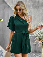 Elegant One Shoulder Romper - ElegantAlpha®