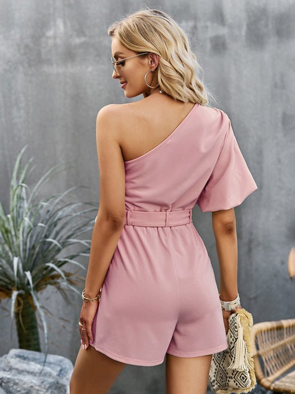 Elegant One Shoulder Romper - ElegantAlpha®