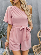 Elegant One Shoulder Romper - ElegantAlpha®