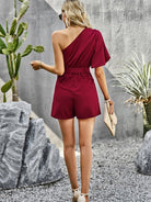 Elegant One Shoulder Romper - ElegantAlpha®