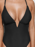 Rib Underwire One-Piece Swimsuit - ElegantAlpha®