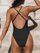 Rib Underwire One-Piece Swimsuit - ElegantAlpha®