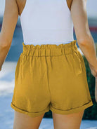 Belted Linen Shorts - ElegantAlpha®