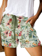 Floral Print Lounge Shorts - ElegantAlpha®