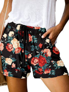 Floral Print Lounge Shorts - ElegantAlpha®