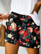 Floral Print Lounge Shorts - ElegantAlpha®