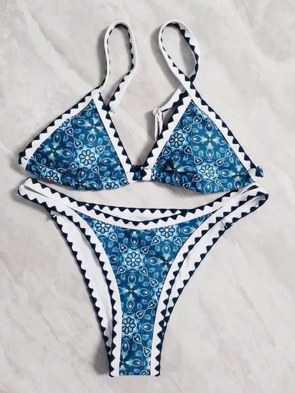 Bohemian Crochet Triangle Bikini Sets - ElegantAlpha®