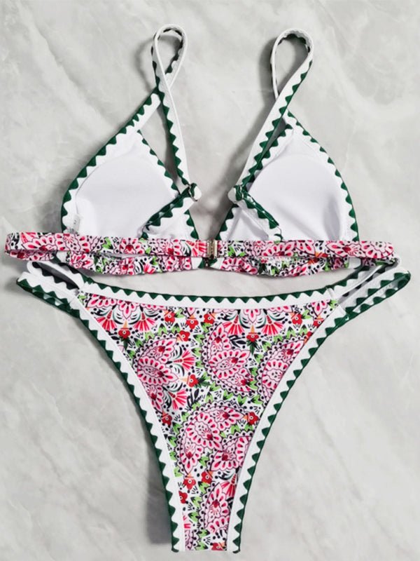 Bohemian Crochet Triangle Bikini Sets - ElegantAlpha®