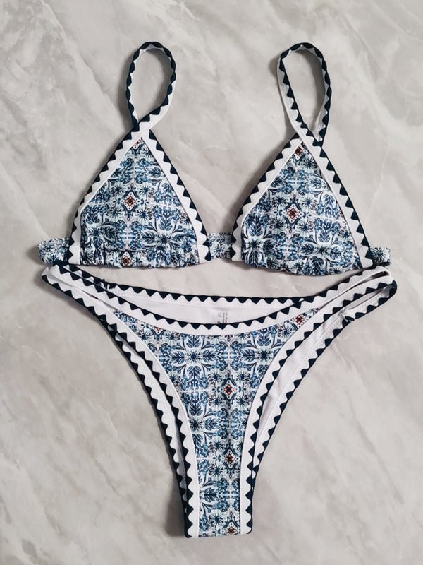 Bohemian Crochet Triangle Bikini Sets - ElegantAlpha®