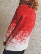 Half Turtleneck Long Sleeve Snowflake Sweater - ElegantAlpha®