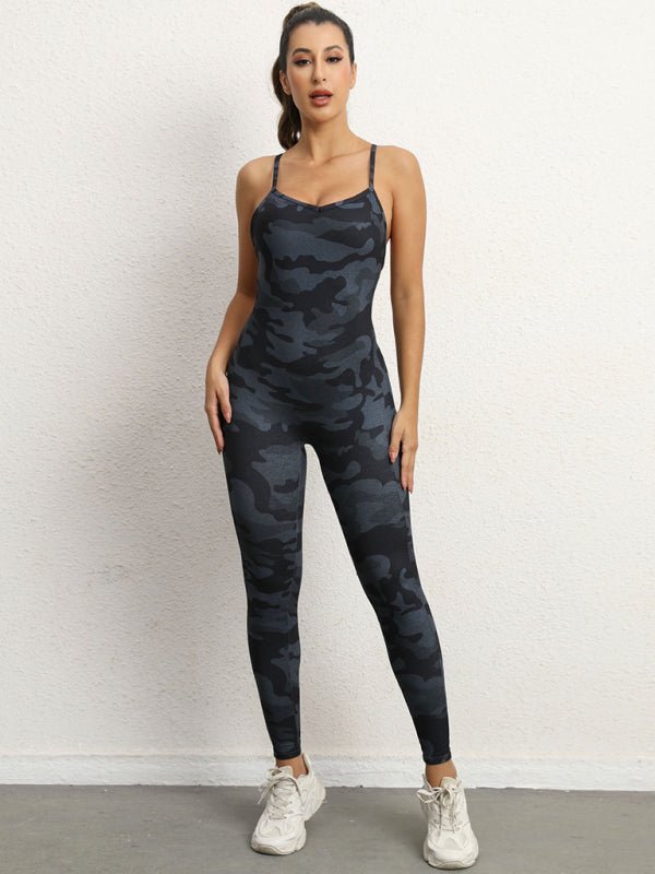 Backless yoga fitness jumpsuit - ElegantAlpha®