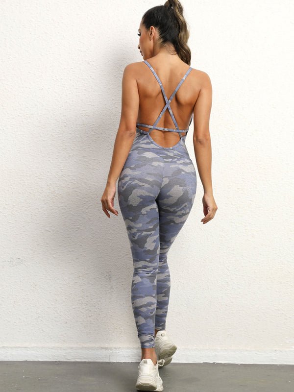 Backless yoga fitness jumpsuit - ElegantAlpha®