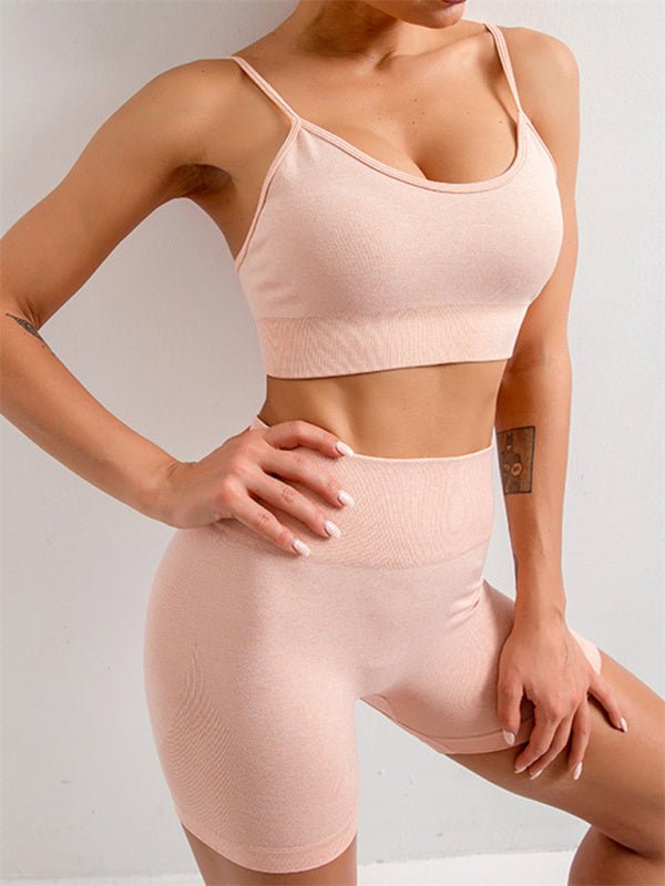 Seamless Camisole Yoga Two-Piece Set - ElegantAlpha®