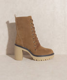 Jenna - Platform Military Boots - ElegantAlpha®