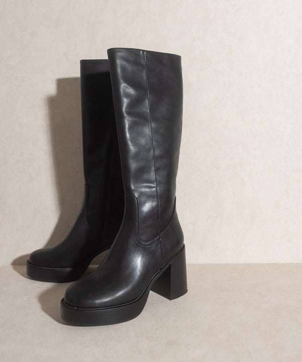 Juniper - Platform Knee-High Boots - ElegantAlpha®