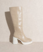 Juniper - Platform Knee-High Boots - ElegantAlpha®