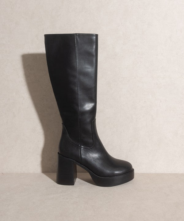 Juniper - Platform Knee-High Boots - ElegantAlpha®