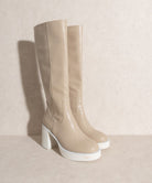 Juniper - Platform Knee-High Boots - ElegantAlpha®