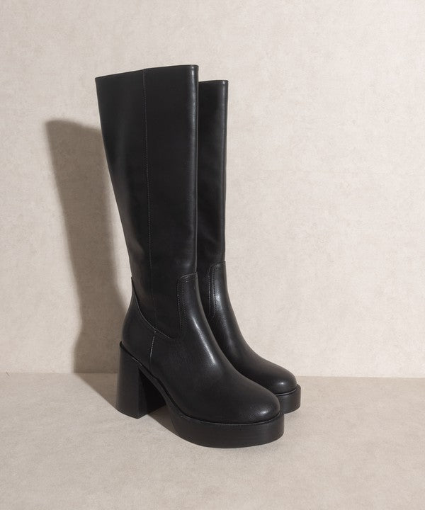 Juniper - Platform Knee-High Boots - ElegantAlpha®