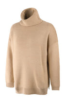 Knit High Neck Pullover Sweater - ElegantAlpha®