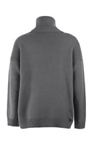 Knit High Neck Pullover Sweater - ElegantAlpha®