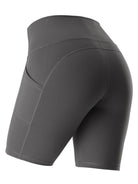 Ladies Five Point Sports High Waist Yoga Shorts - ElegantAlpha®