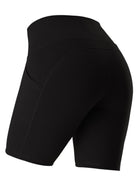 Ladies Five Point Sports High Waist Yoga Shorts - ElegantAlpha®