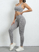 Leopard print beautiful sports suit - ElegantAlpha®