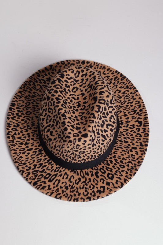 LEOPARD PRINT FEDORA - ElegantAlpha®