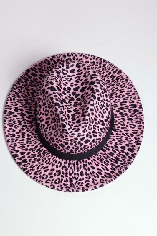 LEOPARD PRINT FEDORA - ElegantAlpha®