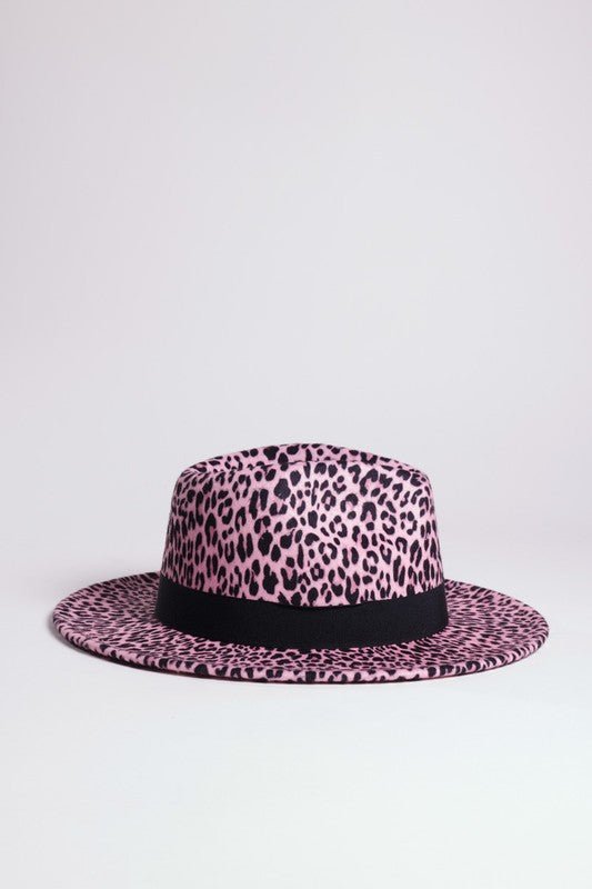 LEOPARD PRINT FEDORA - ElegantAlpha®