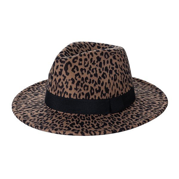 LEOPARD PRINT FEDORA - ElegantAlpha®