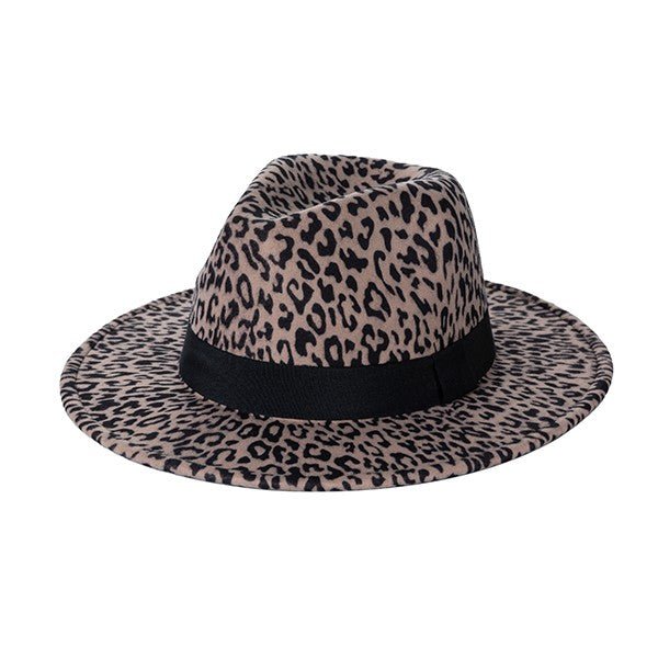 LEOPARD PRINT FEDORA - ElegantAlpha®