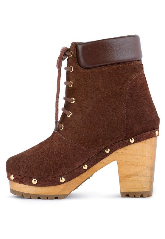 MAAYA Handcrafted Collared Suede Boot - ElegantAlpha®