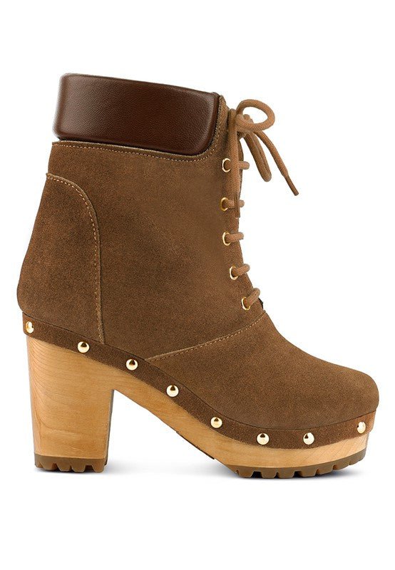 MAAYA Handcrafted Collared Suede Boot - ElegantAlpha®