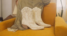 Nantes - Embroidered Cowboy Boots - ElegantAlpha®