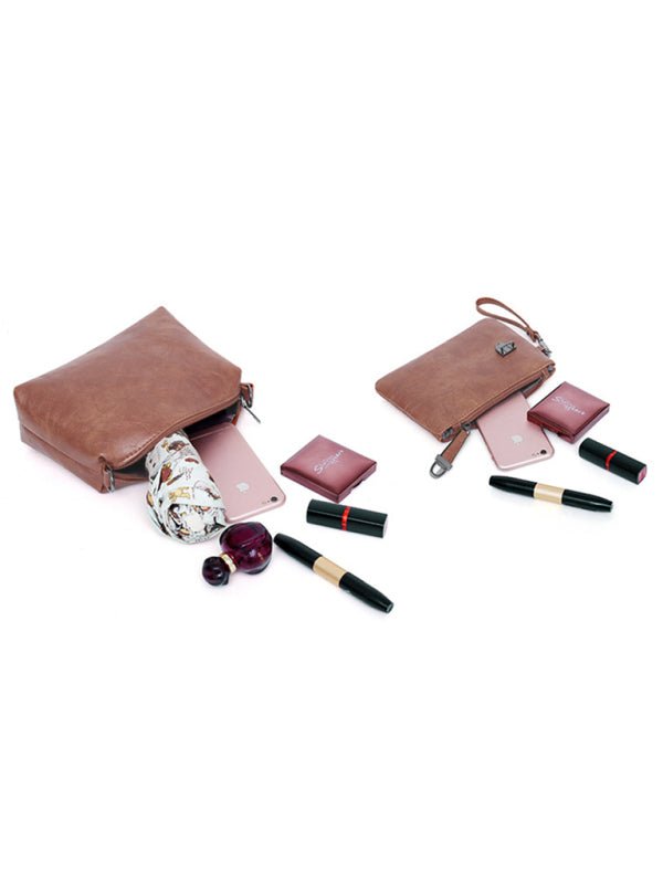 New Retro Mother-in-Chief Handbag Four-Piece Set - ElegantAlpha®